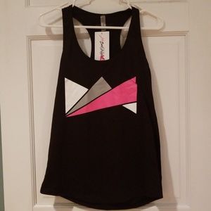 LadyBoss Swag Black crown tank